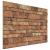 Panouri de perete 3D, model cărămidă, maro, 10 buc., EPS GartenMobel Dekor