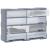 Organizator cu 8 sertare mari, 52x16x37 cm  GartenMobel Dekor