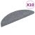 Covorașe scări autoadezive 10 buc. gri deschis 56x17x3 cm punch GartenMobel Dekor