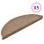 Covorașe scări autoadezive 5 buc. crem, 56x17x3 cm stil punch GartenMobel Dekor