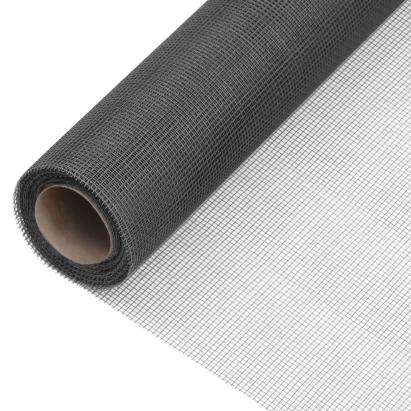 Plasă de sârmă, negru, 80x2000 cm, fibră de sticlă GartenMobel Dekor