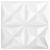 Panouri de perete 3D 24 buc. alb 50x50 cm model origami 6 m² GartenMobel Dekor