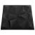 Panouri de perete 3D 24 buc. negru 50x50 cm model diamant 6 m² GartenMobel Dekor