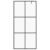 Paravan de duș walk-in negru 115x195 cm sticlă ESG transparentă GartenMobel Dekor