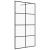Paravan de duș walk-in negru 90x195 cm sticlă ESG transparentă GartenMobel Dekor