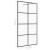 Paravan de duș walk-in negru 90x195 cm sticlă ESG transparentă GartenMobel Dekor