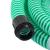 Furtun de aspirație cu racorduri din alamă, verde 1,1" 10 m PVC GartenMobel Dekor