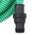 Furtun de aspirație cu racorduri din PVC, verde 1,1" 4 m, PVC GartenMobel Dekor