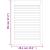 Uși dulap design lambriu 4 buc. alb 69x49,4 cm, lemn masiv pin GartenMobel Dekor