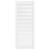 Ușă de dulap design lambriu, alb, 99,3x39,4 cm, lemn masiv pin GartenMobel Dekor
