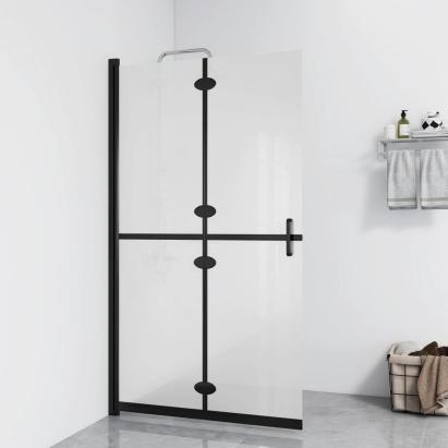 Perete de duș walk-in pliabil, 70x190 cm, sticlă ESG mată GartenMobel Dekor