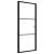 Ușă de interior, negru, 93x201,5 cm, sticlă ESG și aluminiu GartenMobel Dekor