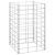 Straturi înălțate gabion, 3 buc., 30x30x50 cm, fier GartenMobel Dekor