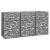 Straturi înălțate gabion, 3 buc., 30x30x50 cm, fier GartenMobel Dekor
