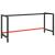 Cadru banc de lucru, negru mat/roșu mat, 180x57x79 cm, metal GartenMobel Dekor