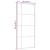 Ușă glisantă, alb, 90x205 cm, sticlă ESG mată și aluminiu GartenMobel Dekor