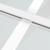 Ușă glisantă, alb, 102,5x205 cm, sticlă ESG și aluminiu GartenMobel Dekor