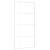 Ușă glisantă, alb, 102,5x205 cm, sticlă ESG și aluminiu GartenMobel Dekor