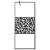 Paravan de duș walk-in negru 80x195 cm sticlă ESG model piatră GartenMobel Dekor