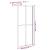 Paravan duș walk-in 80x195 cm sticlă securizată culoare închisă  GartenMobel Dekor