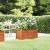 Strat înălțat de grădină, ruginiu, 100x40x45 cm, oțel corten GartenMobel Dekor