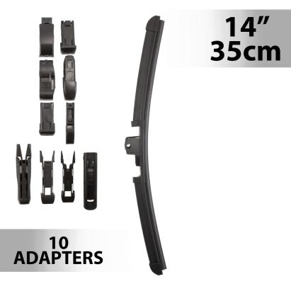 Ștergător profesional 14"/35cm - multiadaptor - CARGUARD Best CarHome