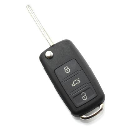Audi A8 - Carcasă cheie tip briceag cu 3 butoane, fără buton de panică - CARGUARD Best CarHome