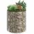 Stâlp de gabion, Ø100x100 cm, oțel galvanizat, circular GartenMobel Dekor