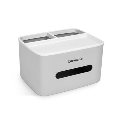 Bewello - Suport-dozator pentru batiste şi şerveţele de hârtie - alb - 205 x 160 x 120 mm Best CarHome