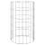 Strat înălțat gabion 3 buc. Ø30x50 cm oțel galvanizat circular GartenMobel Dekor