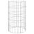 Strat înălțat gabion 3 buc. Ø30x50 cm oțel galvanizat circular GartenMobel Dekor