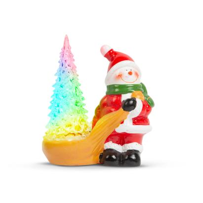 Decor de Crăciun LED RGB - om de zăpadă - 13 x 7 x 15 cm Best CarHome