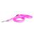 Lesă LED cu baterie - 120 x 2,5 cm - roz Best CarHome