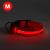 Zgardă LED cu baterie - marimea M - roșu Best CarHome