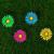 Lampă solară LED - model flori - culoare - 360 cm Best CarHome