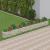 Strat înălțat gabion, 610x50x50 cm, fier galvanizat GartenMobel Dekor