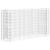 Strat înălțat gabion, 190x50x100 cm, fier galvanizat GartenMobel Dekor