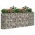 Strat înălțat gabion, 260x50x100 cm, fier galvanizat GartenMobel Dekor