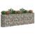 Strat înălțat gabion, 330x50x100 cm, fier galvanizat GartenMobel Dekor