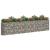 Strat înălțat gabion, 470x50x100 cm, fier galvanizat GartenMobel Dekor