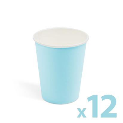 Pahare albastre de hârtie - 250 ml - 12 buc Best CarHome