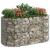 Strat înălțat gabion, 200x100x100 cm, fier galvanizat GartenMobel Dekor