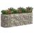 Strat înălțat gabion, 300x100x100 cm, fier galvanizat GartenMobel Dekor