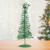 Brăduț metalic - ornament de Crăciun - 28 cm - verde Best CarHome