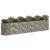 Strat înălțat gabion, 500x100x100 cm, fier galvanizat GartenMobel Dekor