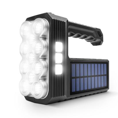 Lanternă solară LED COB - cu funcție de lumină de lucru - 1200 mAh - MicroUSB - 1000 lumeni - IP55 Best CarHome