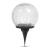 Lampă solară sferă sticlă - 15 cm - 20 LED alb cald Best CarHome
