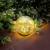 Lampă solară sferă sticlă - 12 cm - 15 LED alb cald Best CarHome
