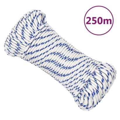 Frânghie de barcă, alb, 3 mm, 250 m, polipropilenă GartenMobel Dekor