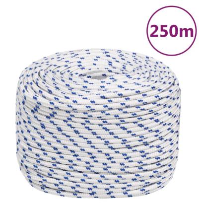 Frânghie de barcă, alb, 8 mm, 250 m, polipropilenă GartenMobel Dekor